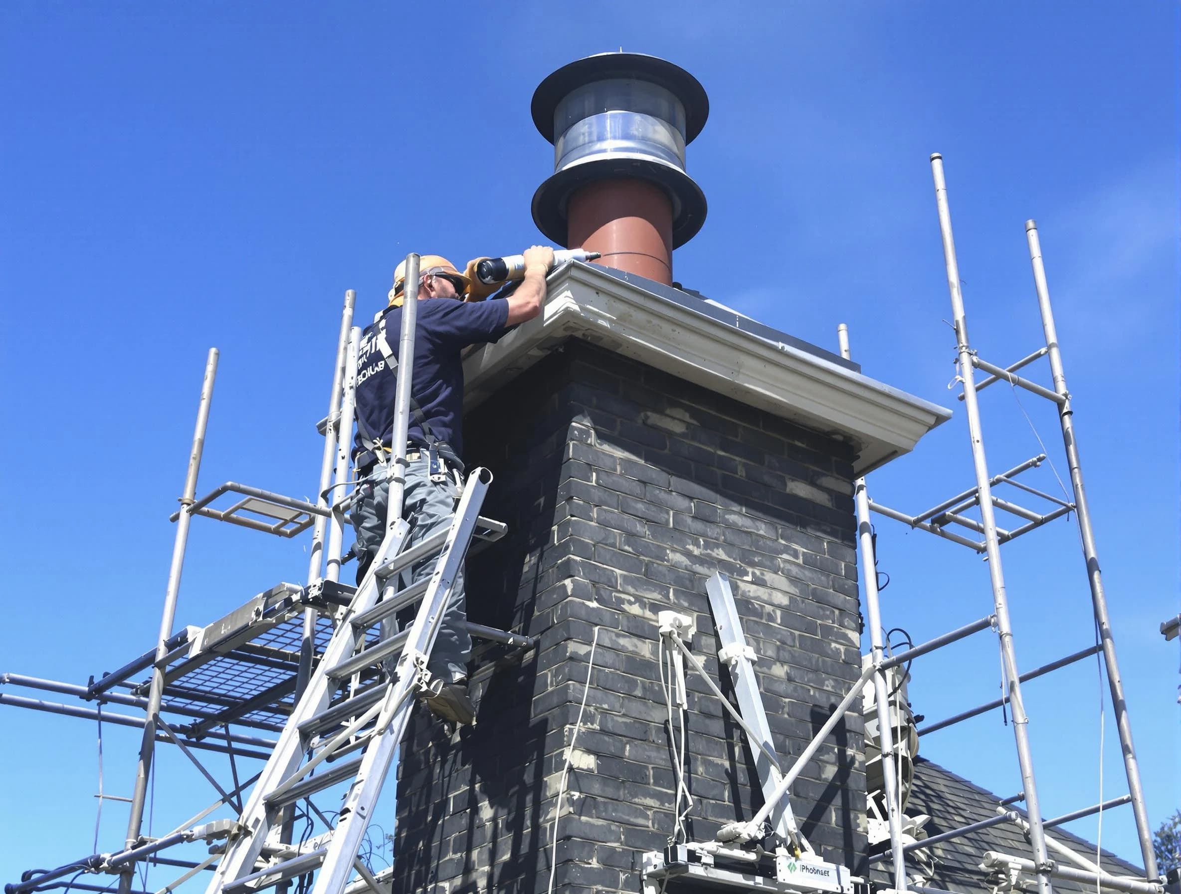 Sturdy chimney crown finished by Johnstown Chimney Sweep in Johnstown, CO