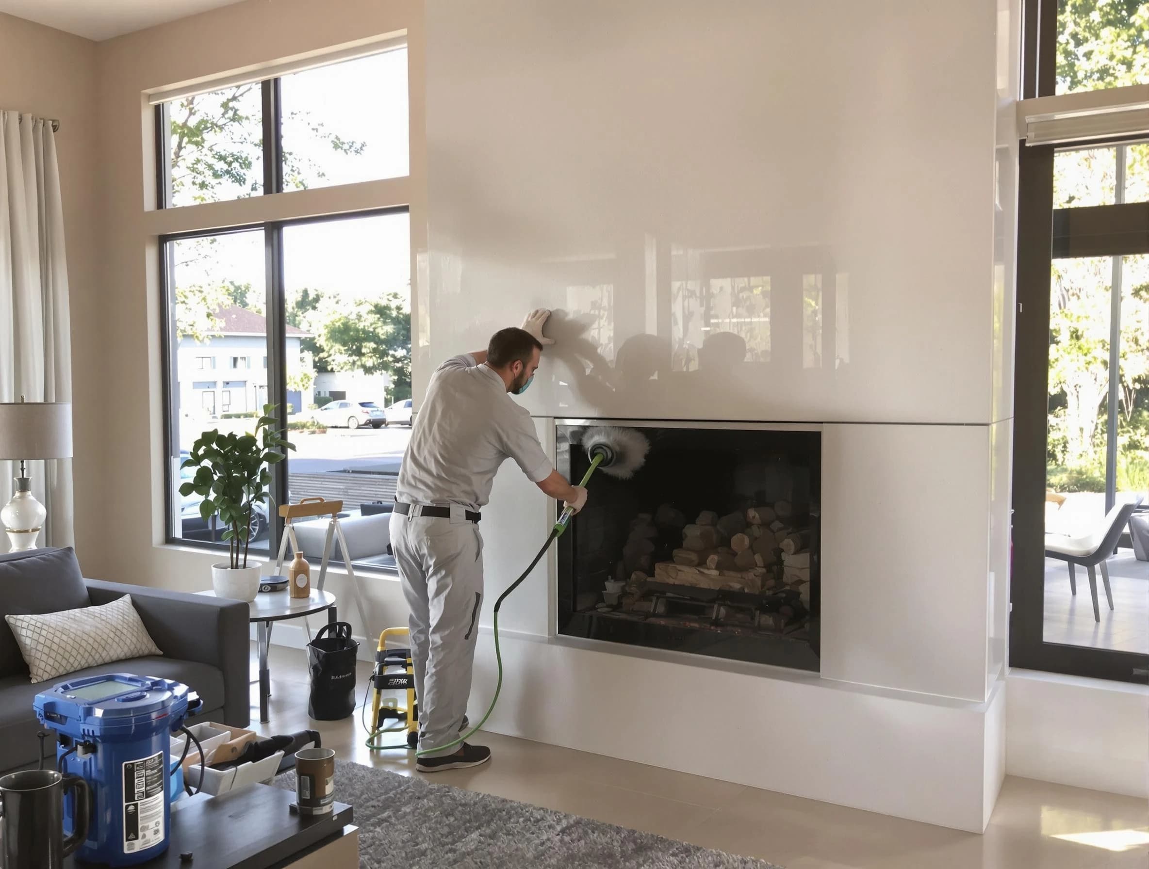 Johnstown Chimney Sweep performing thorough soot removal in Johnstown, CO