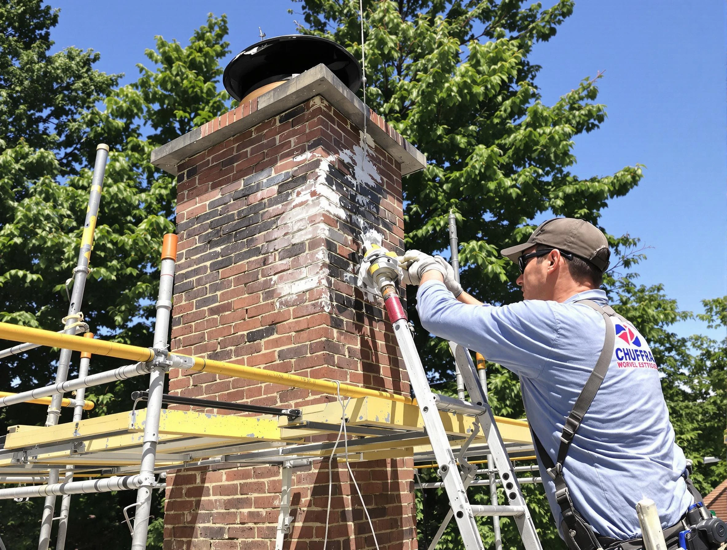 Structural chimney repair by Johnstown Chimney Sweep in Johnstown, CO