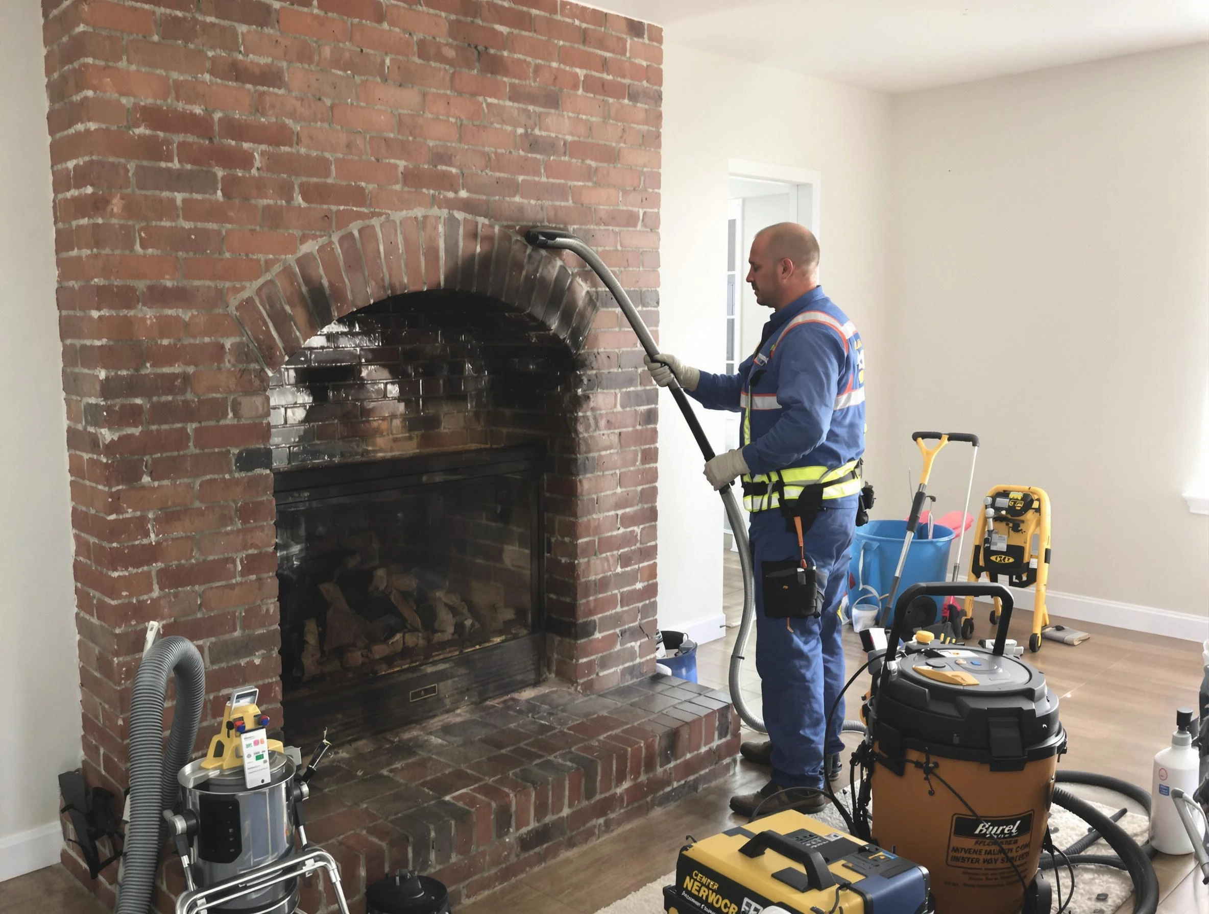 Johnstown Chimney Sweep expert performing detailed chimney sweep in Johnstown, CO